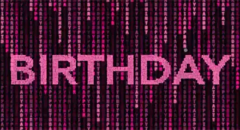 🌧️ Birthday Matrix