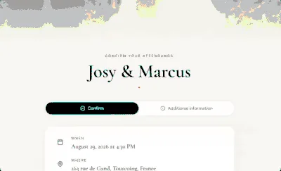 🎉 Event Invitations (RSVP)