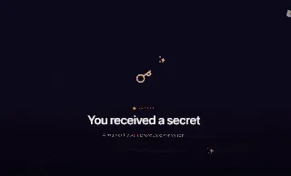 🔒 Secret message